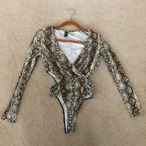 Snake skin bodysuit